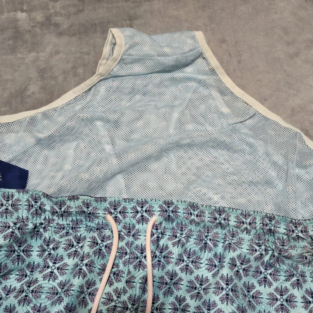 Peter Millar Seaside Collection Swim Trunks Dragonflies Men's Size Large